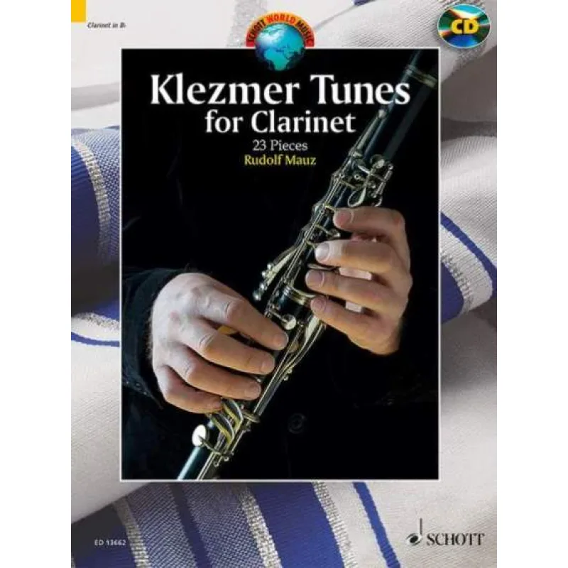 Schott Music Klezmer Tunes for Clarinet + CD