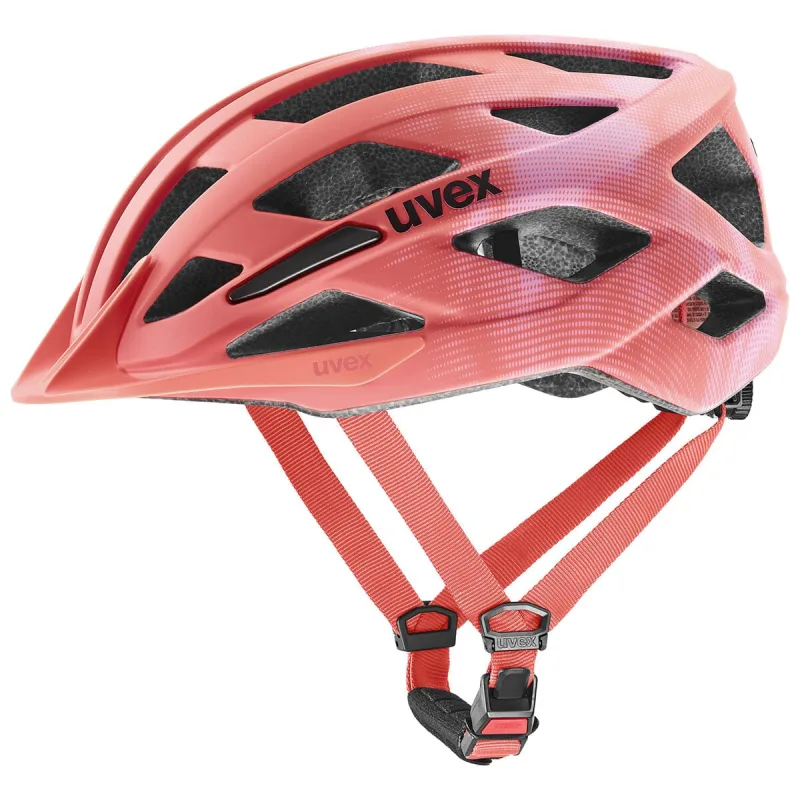 Cyklistická helma Uvex Air Wing 2 cc coral-strawberry matt