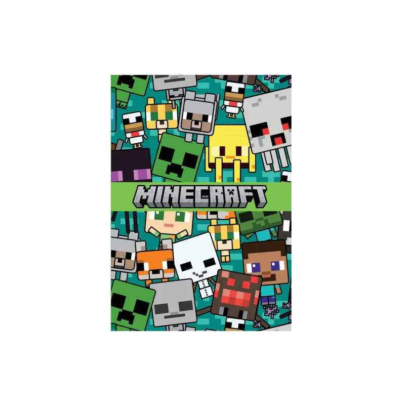 Poznámkový blok Minecraft A6 linkovaný 10,5x15cm
