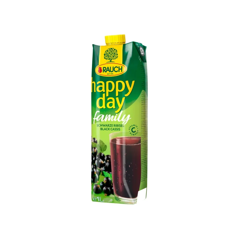 Happy day Čierna ribezľa 1l