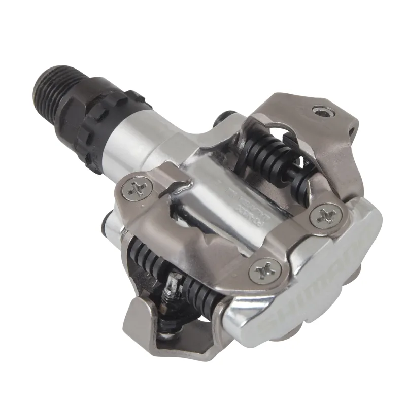 Pedály nášlapné MTB Shimano SPD PD-M520 stříbrné