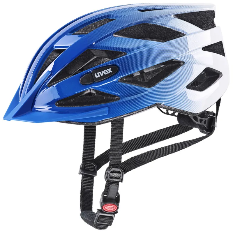 Cyklistická helma Uvex Air wing Cobalt/white 2022