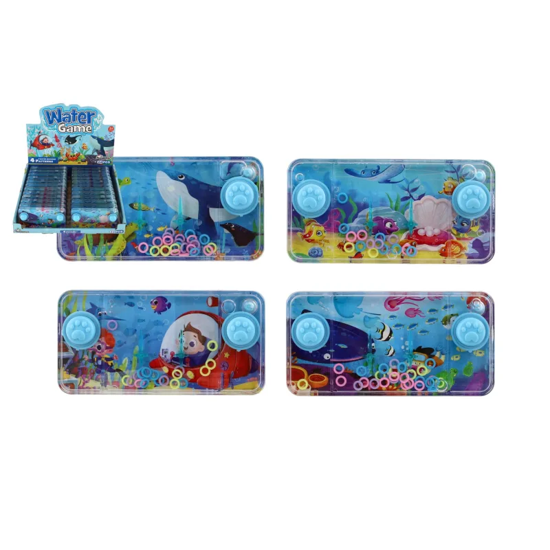 Teddies Vodná hra hlavolam 11x6cm plast morský svet 4 druhy