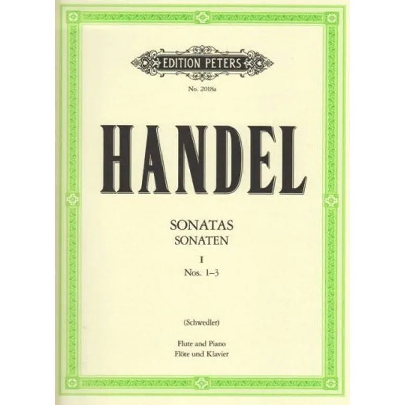Edition Peters Sonatas for Flute and Piano vol. 1