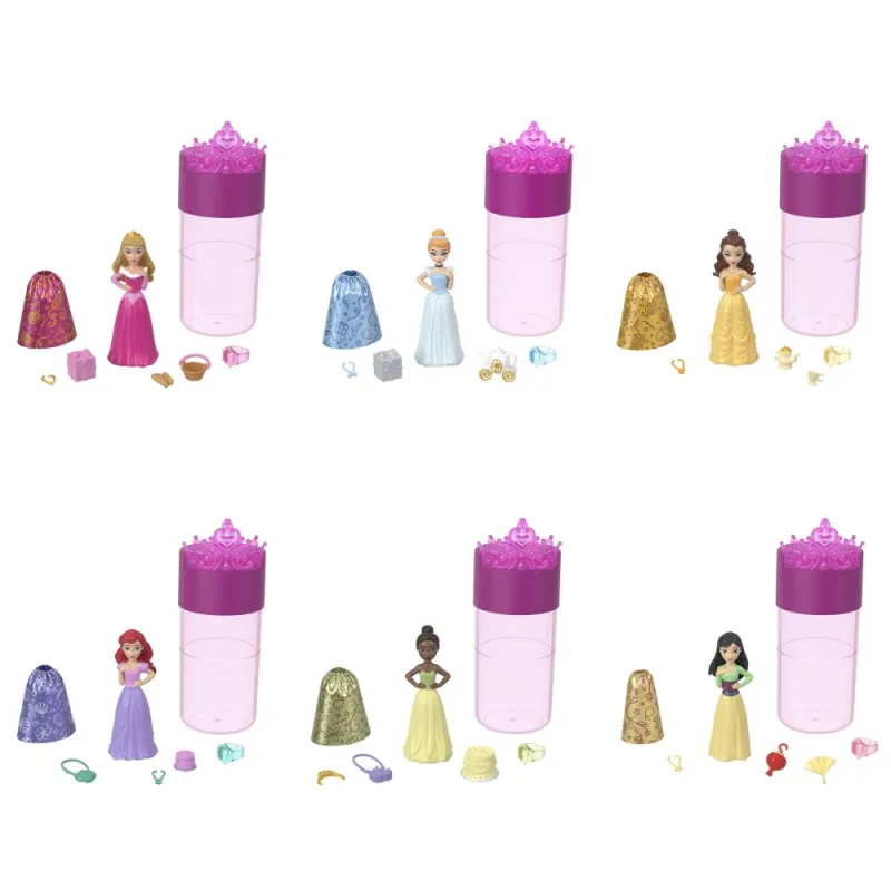 Mattel DP COLOR REVEAL ROYAL LITTLE DOLL NA ASST