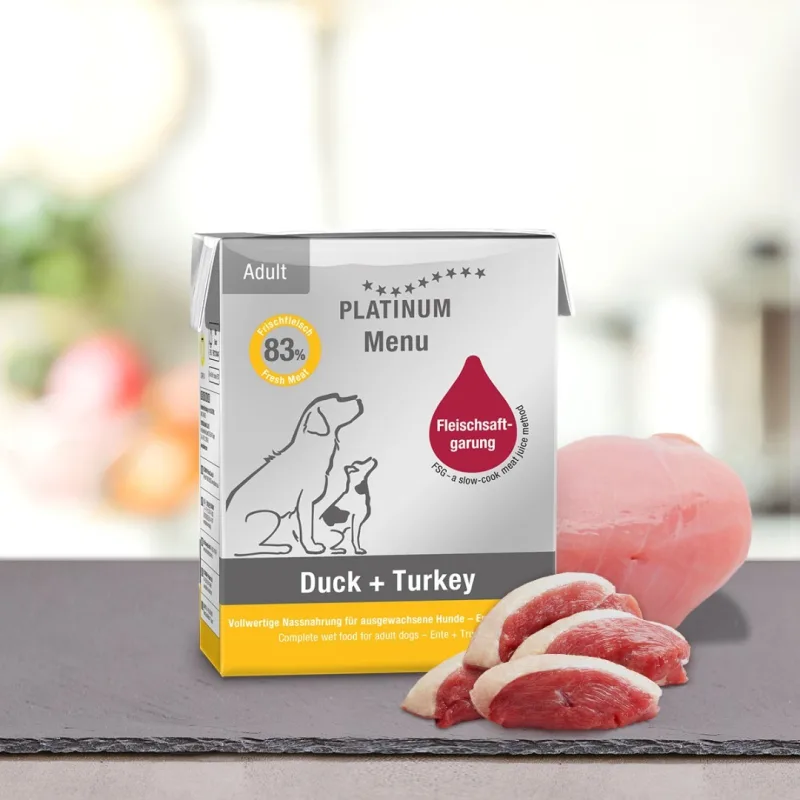 platinum natural PLATINUM Menu Duck + Turkey 375 g