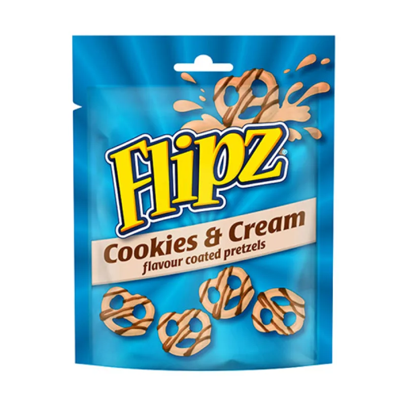 Flipz praclíky cookies and cream 90g