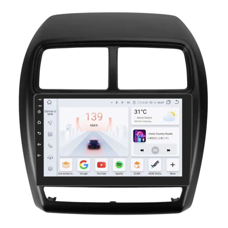 HIZPO KXASX9001 Autorádio 9“ pro Mitsubishi ASX 2018+ Varianta: B - S RockFord, Model: S9004 (4+32GB) CHRS9004_KXASX9001B