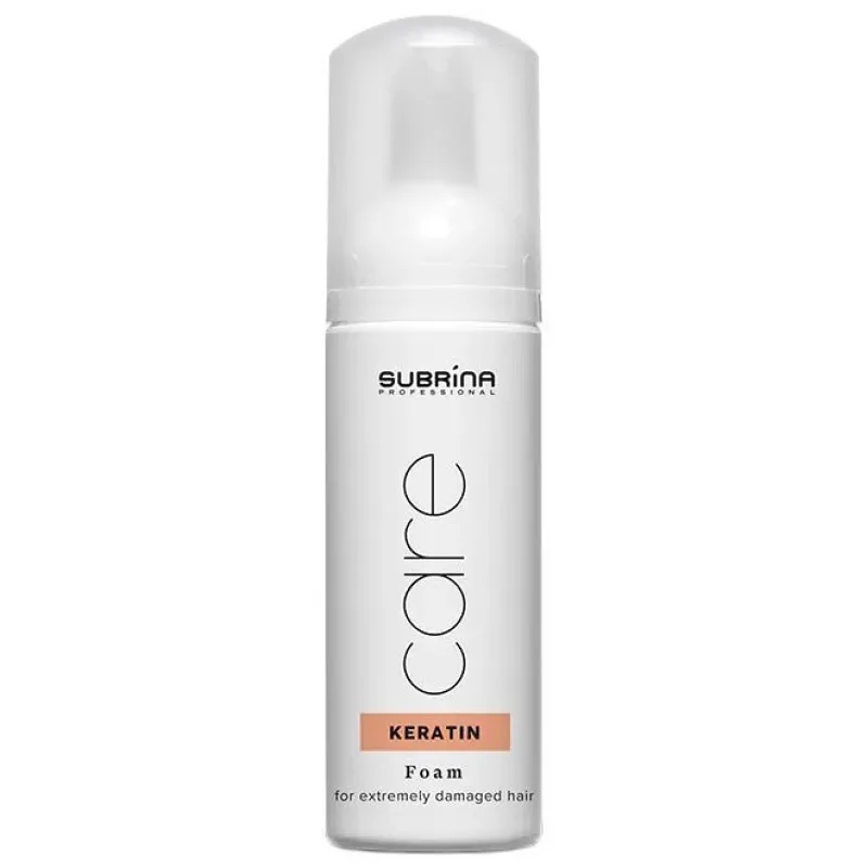 SUBRÍNA Care Keratin Foam 150ml - keratínová pena na zničené vlasy