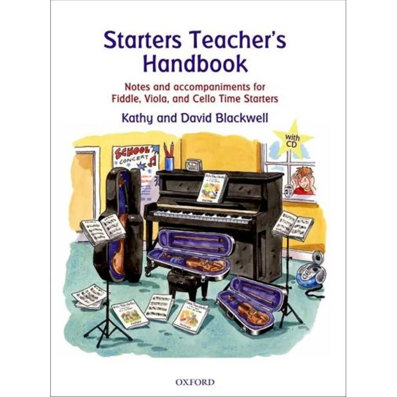 Oxford Starter Teachers Handbook + CD (for Fiddle, Viola and Cello Time Starters)