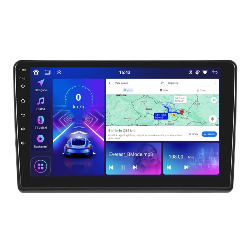 Bmode 2DIN autorádio BEV52 Android, Fiat Ducato / Peugeot Boxer II / Citroen Jumper II B385