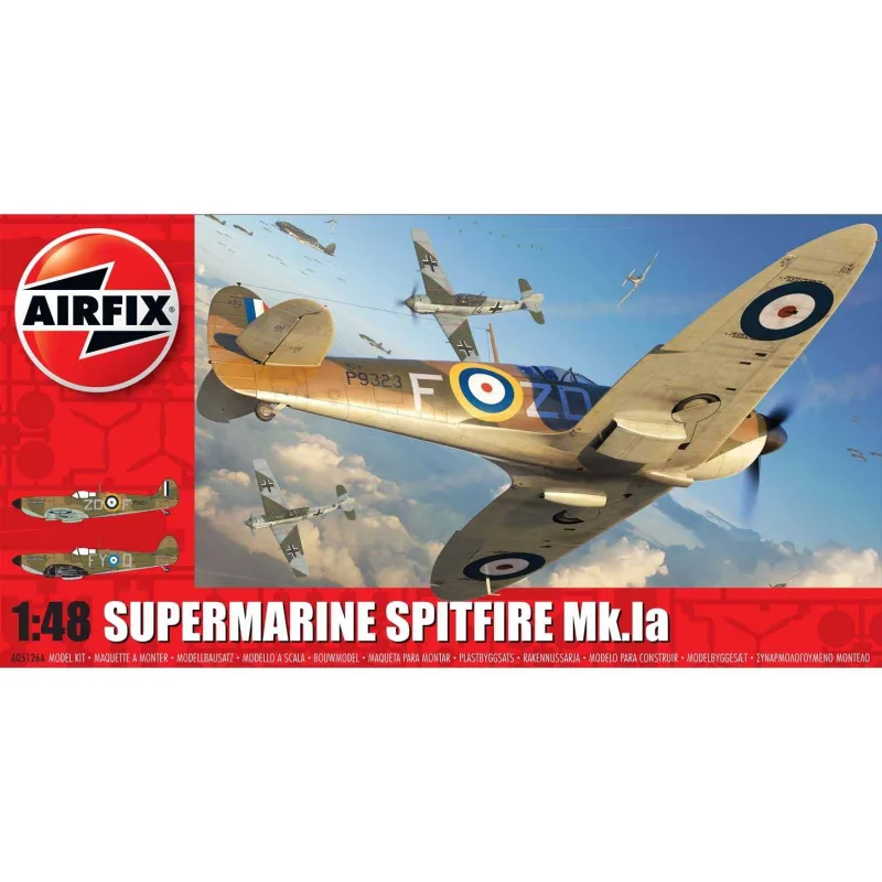 Airfix Classic Kit lietadlo A05126A - Supermarine Spitfire Mk.1a (1:48)