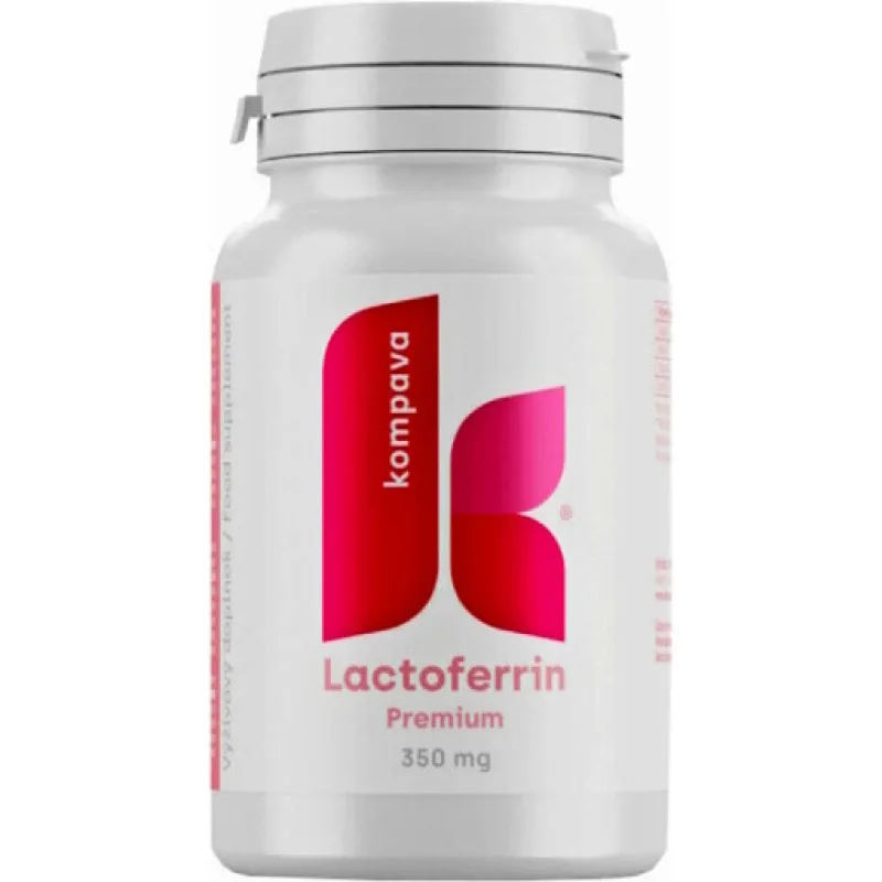 Kompava Premium Lactoferrin, 30 kapslí 350mg