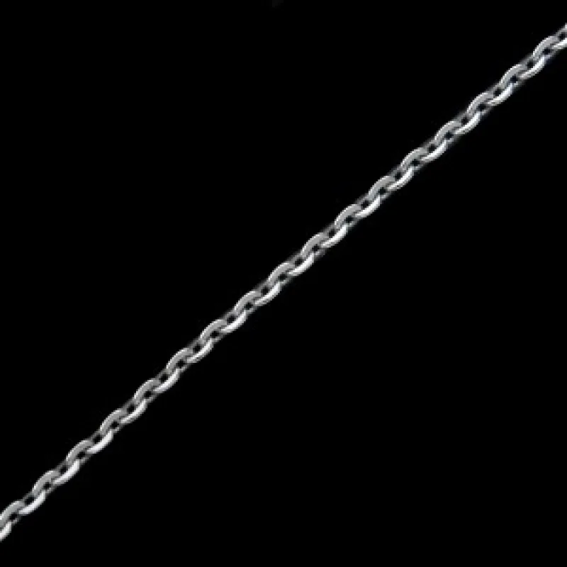Strieborná retiazka KA EDGE40RH, 38 cm, 1.60 g
