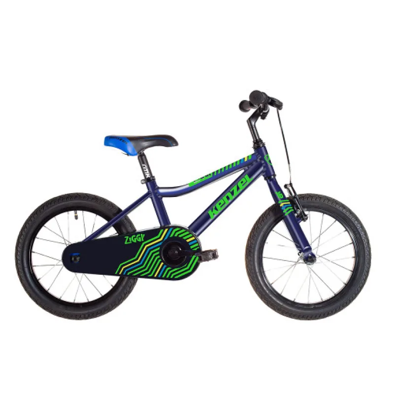 Kenzel Dětské jízdní kolo Ziggy RF16 1spd 2025, tmavě modré