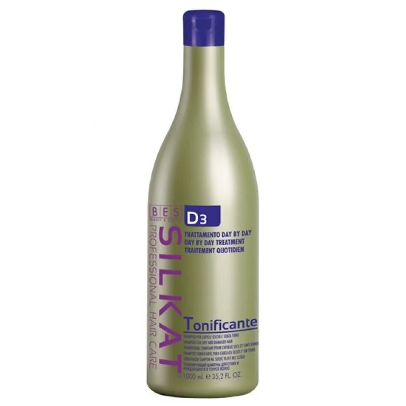 BES Silkat D3 Shampoo Tonificante - regeneračný šampón na vlasy 1000ml