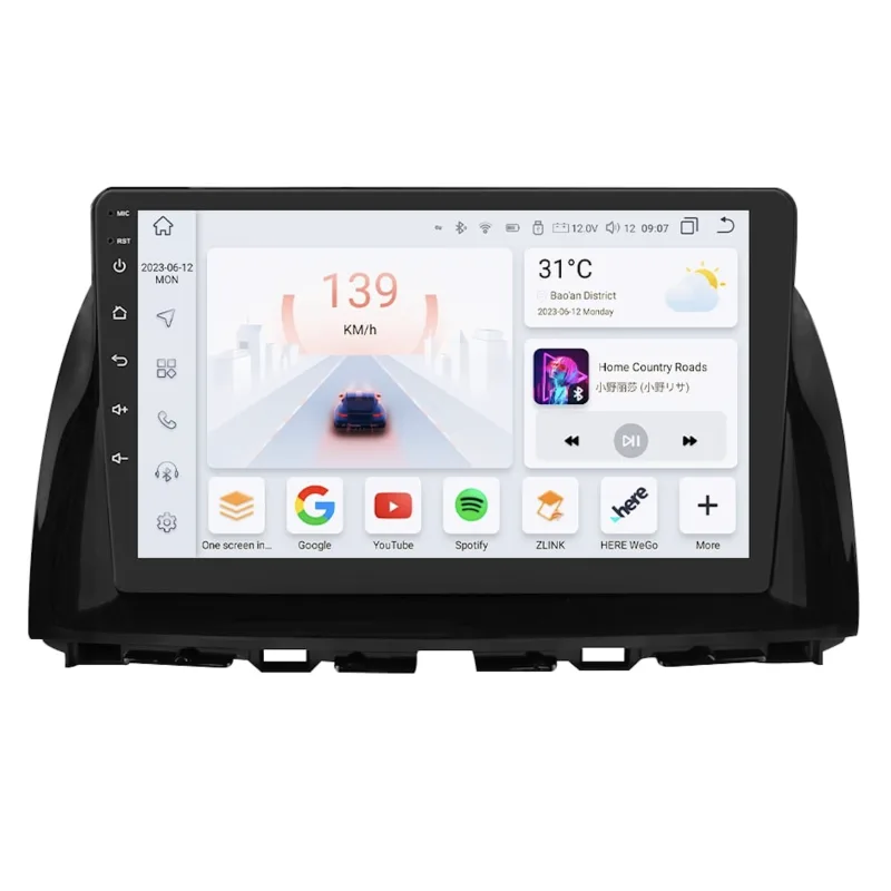 HIZPO KXMZDCX5101 Autorádio 10,1" Android pro Mazda CX-5 Varianta: Napájecí kabel typu A, Model: S101006 (6+64GB) CHR1791_TYP