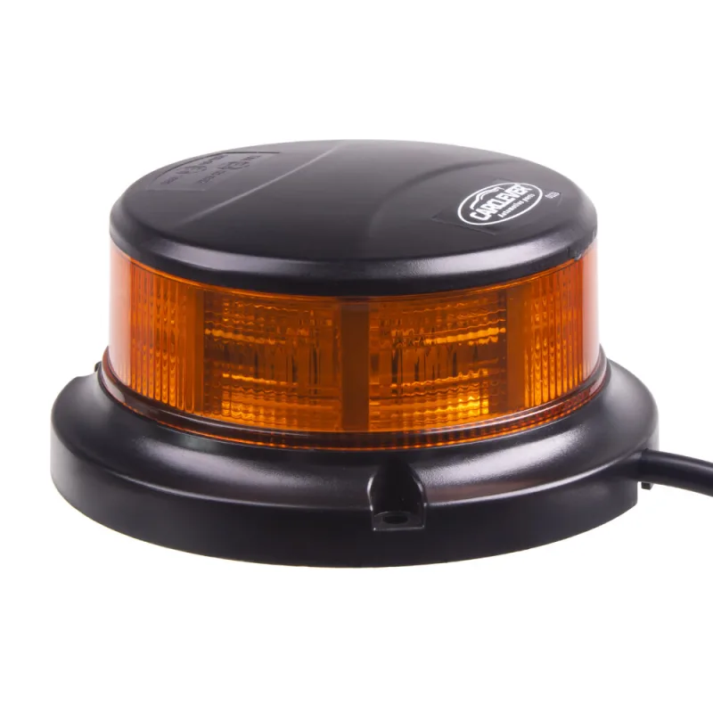 LED maják, 12-24V, 64x0,5W, oranžový, magnet, ECE R65 R10 wl322m