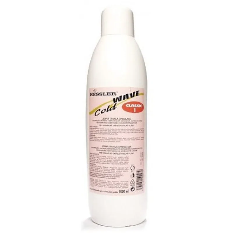 HESSLER Cold Wave Classic 1 - jemná trvalá ondulácia pre normálne vlasy 1000ml