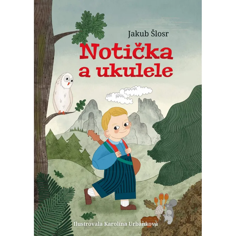Frontman Notička a ukulele