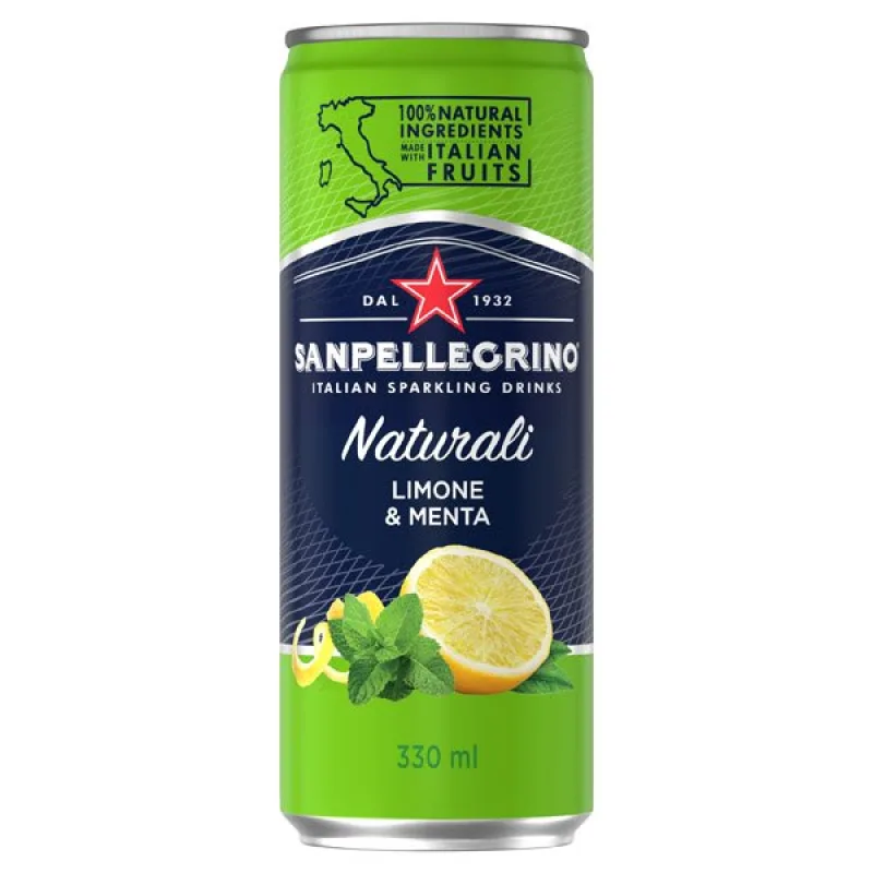 San Pellegrino Mäta-citrón 330ml x6