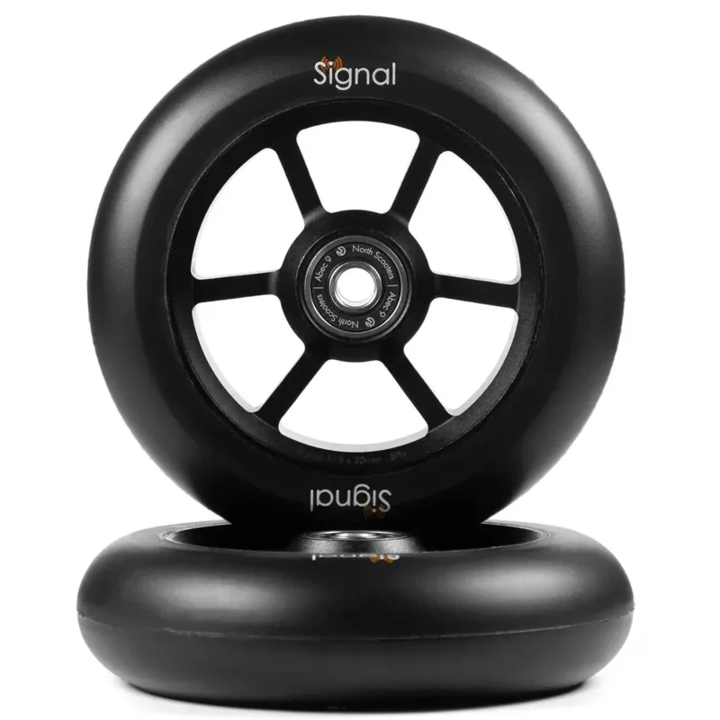 North Scooters Signal Kolečka Na Freestyle Koloběžku 2-balení (115mm|Matte Black)