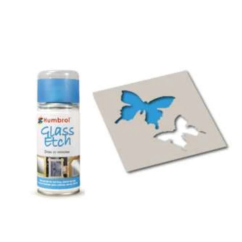 Humbrol sprej na sklo AD7702 - Glass Etch Blue
