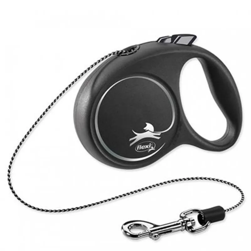 Vodítko Flexi Black Design XS lanko 3 m (do 8 kg) ružová