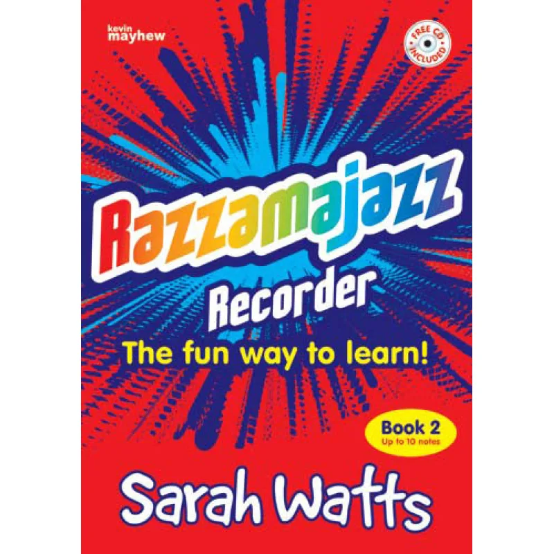 Kevin Mayhew Razzamajazz Recorder Book 2 + audio online