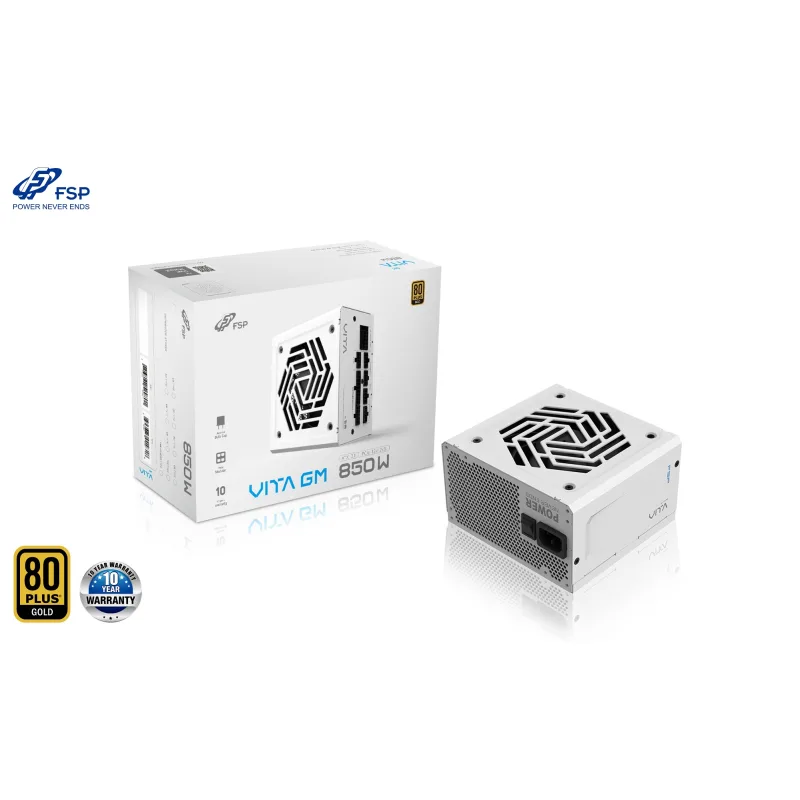 FSP VITA GM White/850W/ATX 3.1/80PLUS Gold/Modular/Retail PPA8504214
