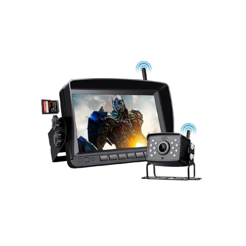SET bezdrátový digitální kamerový systém s monitorem 7" AHD, 2CH, DVR svwd77setAHDdvr
