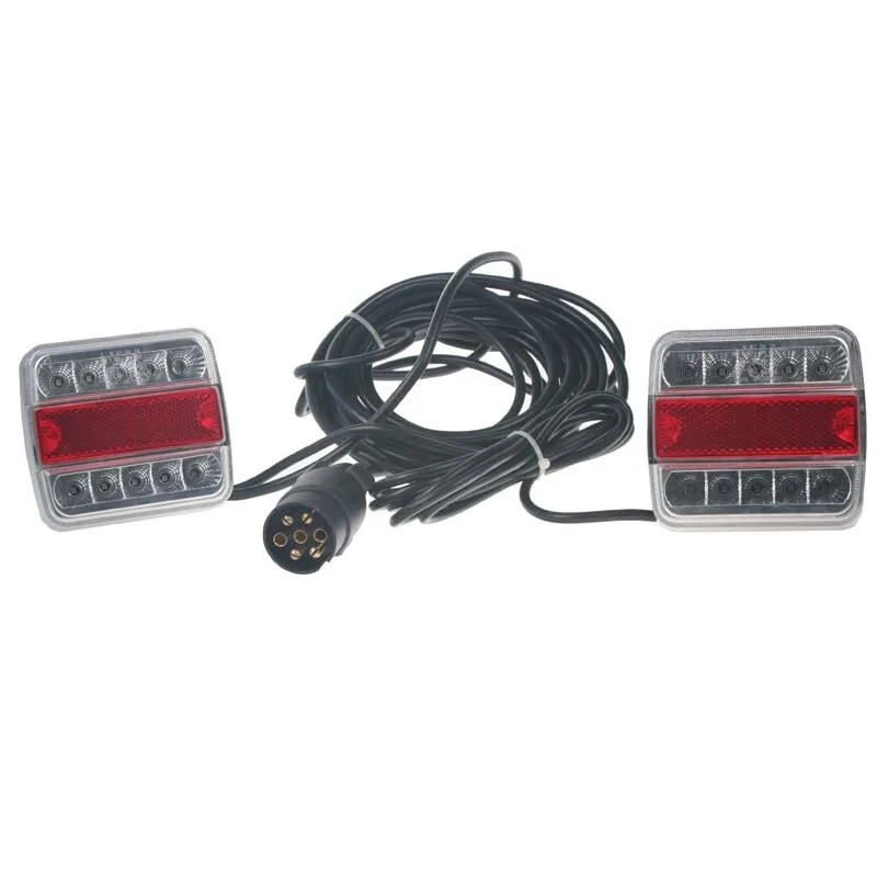 2x Sdružená lampa zadní LED včetně kabeláže a připojení 7pin trl13led