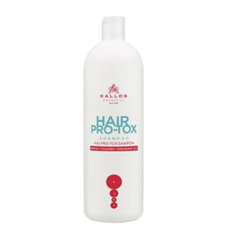 KALLOS KJMN Hair Pro-Tox Shampoo 500ml - šampón s keratínom a a kyselinou hyalurónovou