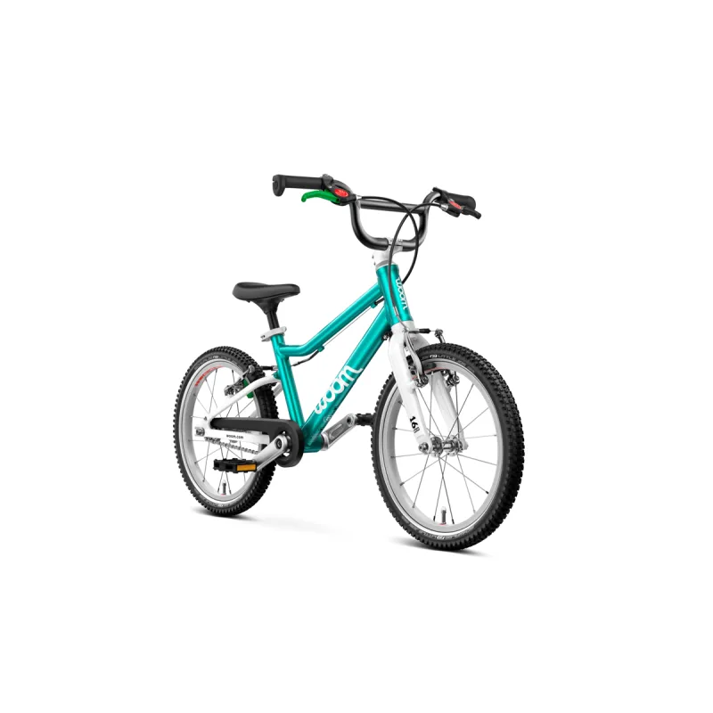 Dětské jízdní kolo Woom 3 GO 16" metallic turquoise 2025