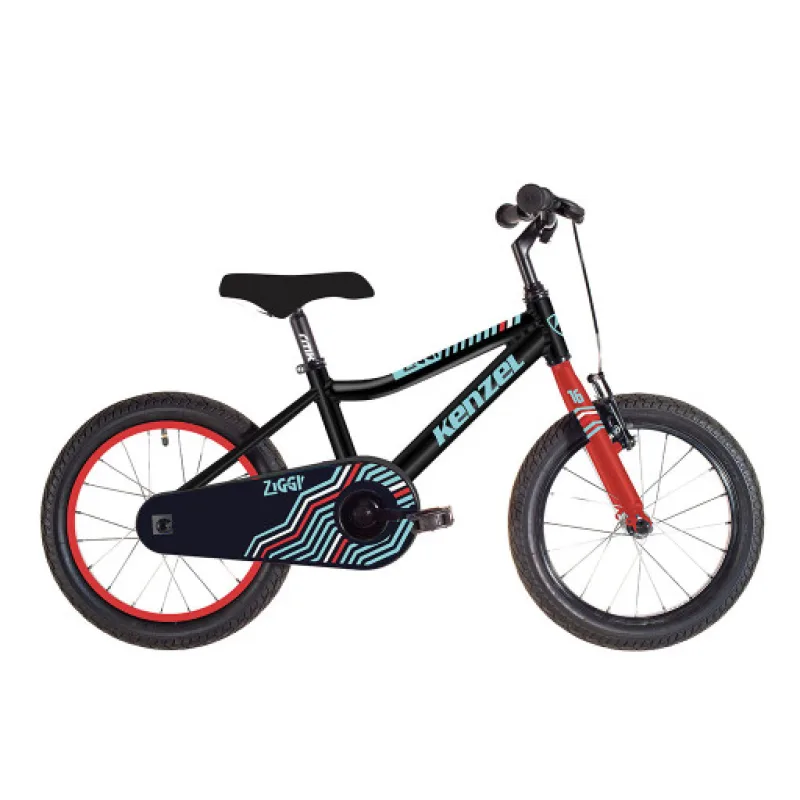 Kenzel Dětské jízdní kolo Ziggy RF16 1spd 2025, černé