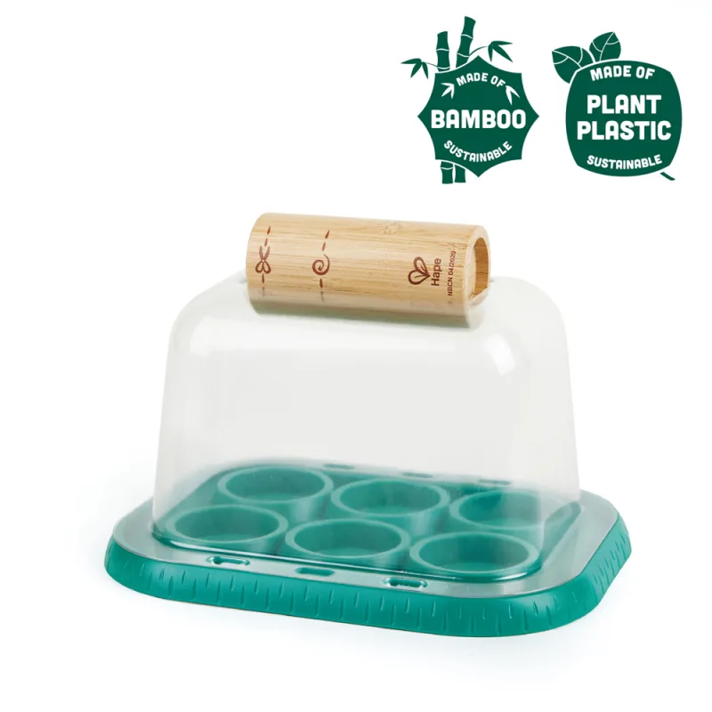 Hape Bamboo - skleník pre malých záhradníkov