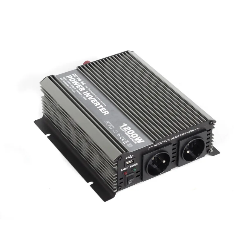 CAR1200 Měnič napětí z 12V na 230V + USB, 1200W CAR1200