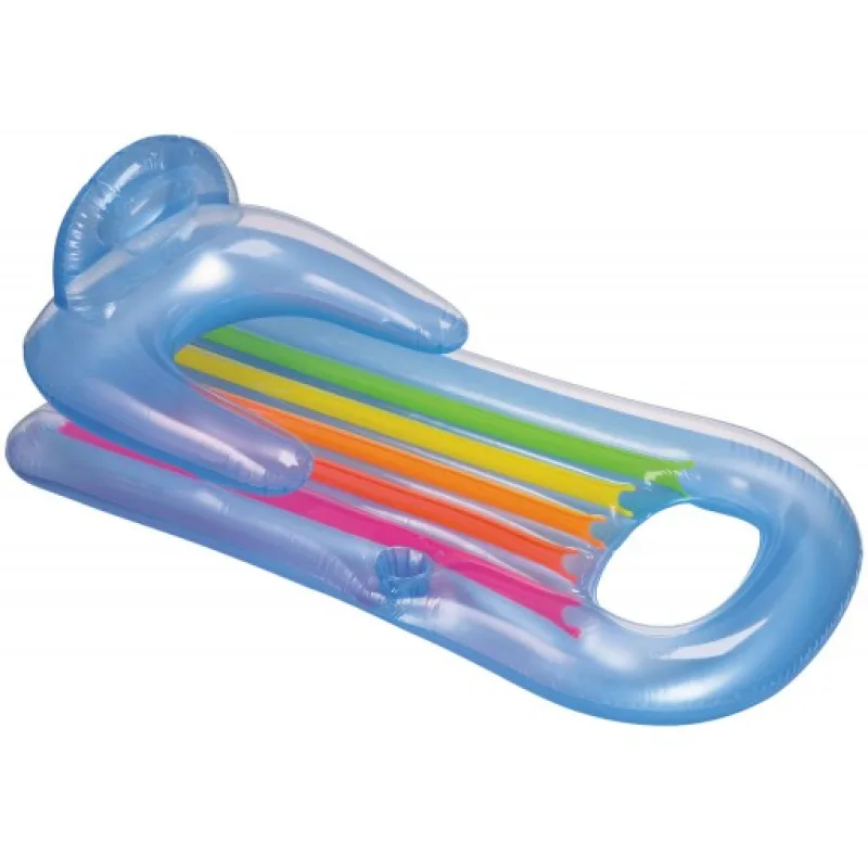 Intex 58802 Léhátko s opěradlem, Modré 157x89 cm