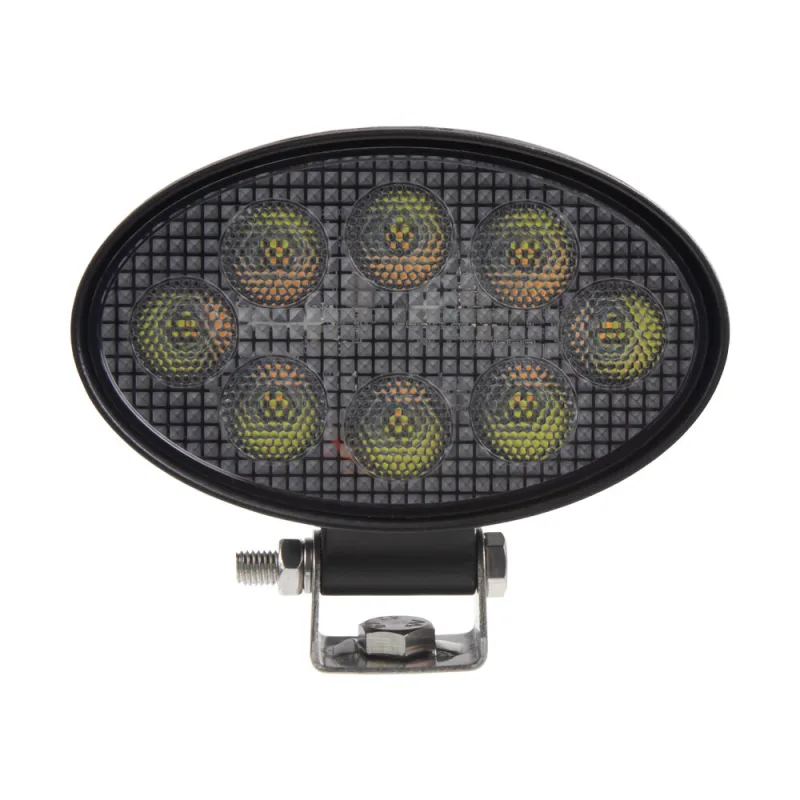LED světlo oválné, bílé/oranžové, 8x3W/8x1W, 140mm, ECE R10 wl-722wo