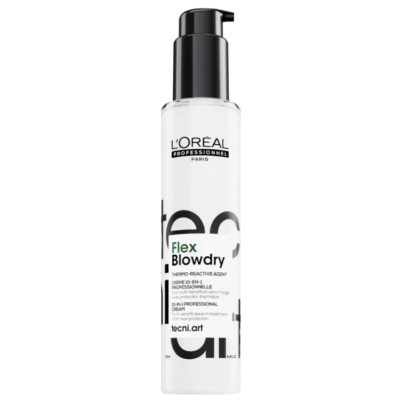 LOREAL Flex Blowdry Thermo 10-in-1 Cream 150ml - termoochranný krém na vlasy