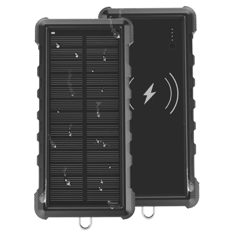 Solární powerbanka VIKING W24W 24000mAh, QC3.0, bezdrátové nabíjení VSPW24W