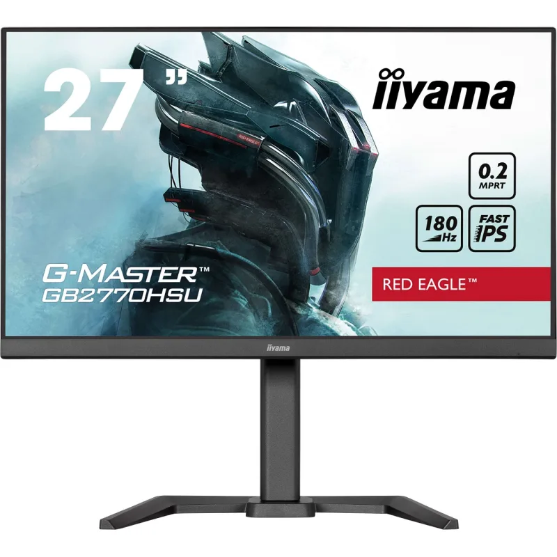 iiyama G-Master/ GB2770HSU-B6/ 27"/ IPS/ FHD/ 180Hz/ 0, 2ms/ Black/ 3R…