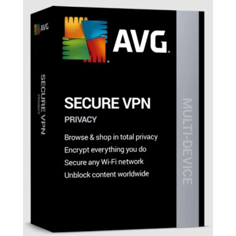 AVG Secure VPN (Multi-device, up to 10 device) 2 Years svd.10.24m