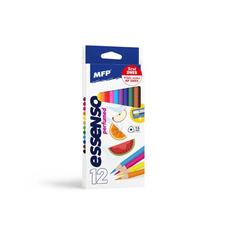 MFP Rappa Pastelky MFP ESSENSO 12 ks Voňavé triangular s strúhadlom