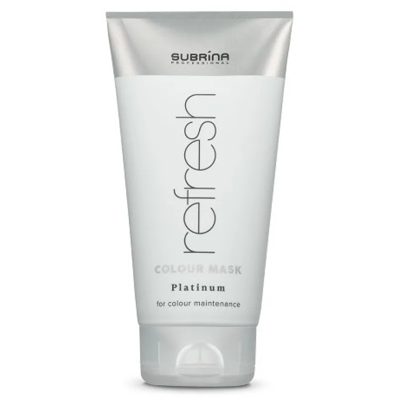 SUBRÍNA Refresh Colour Mask Platinum 150ml - vyživujúca farbiaci maska na vlasy - platinová