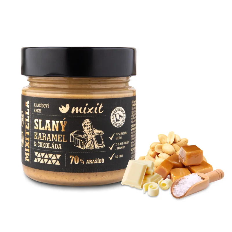 Mixit Mixitella - Arašidy so slaným karamelom - 250g