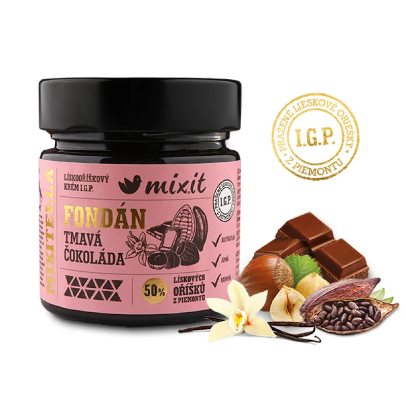 Mixit Mixitella Premium - Lieskový oriešok z Piemontu s fondánom- 200g