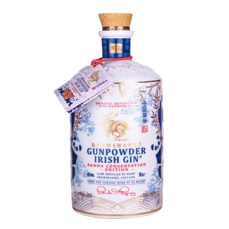 Drumshanbo Gunpowder Irish Gin Panda Conservation Limited Edition Ceramic 43% 0.7l