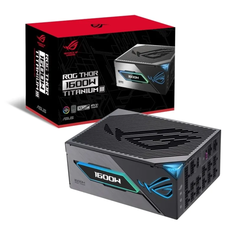 ASUS ROG THOR 1600/1600W/ATX 3.1/80PLUS Titanium/Modular/Retail 90YE00V1-B0NA00