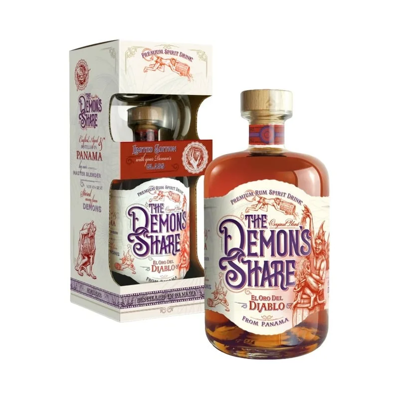 The Demon's Share 40% 0,7 l (dárčekové balenie 1 pohár)